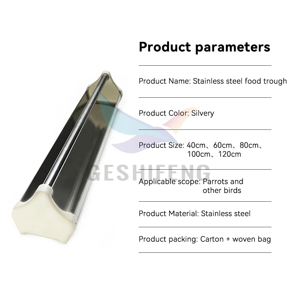 Factory 40-140CM Plastic Other Pet Product Stainless Steel Manufacturer Pigeon Bird Feeder