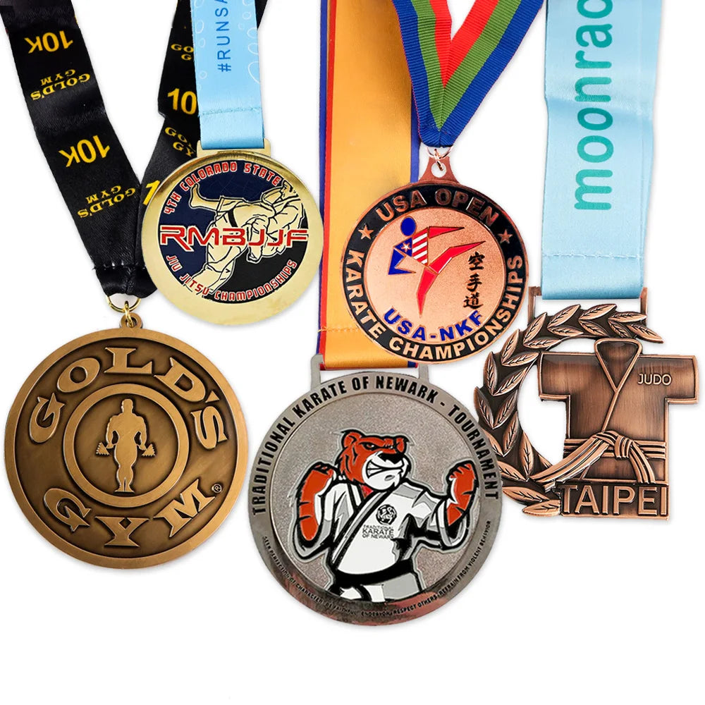 Wholesale Custom Casting Powerlifting Boxing Judo Taekwondo Wrestling Grappling Karate Sport Medal