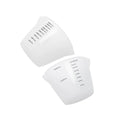 LifeTop Food Grade 250ml Silicone Measuring Cups Reusable Silicone Pour Liquid Measuring Cups for Mixing Pouring