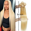 613 Honey Blonde Human Hair 1 Bundles 8-40 Inch 100% Brazilian Bone Straight Hair Raw Virgin Bundles Human Hair Extension Bundle