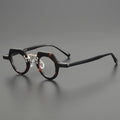 Handmade Sturdy Transparent Black Leopard Pattern Acetate Men's Eyeglasses Frames Customized Luxury Fashion Reading Glasses