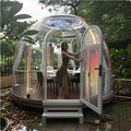 Full House Winter Igloo Dome Tent Clear Polycarbonate Aluminium Exhibition Tent for Outdoor Hotel Home Use Trade Show Tents