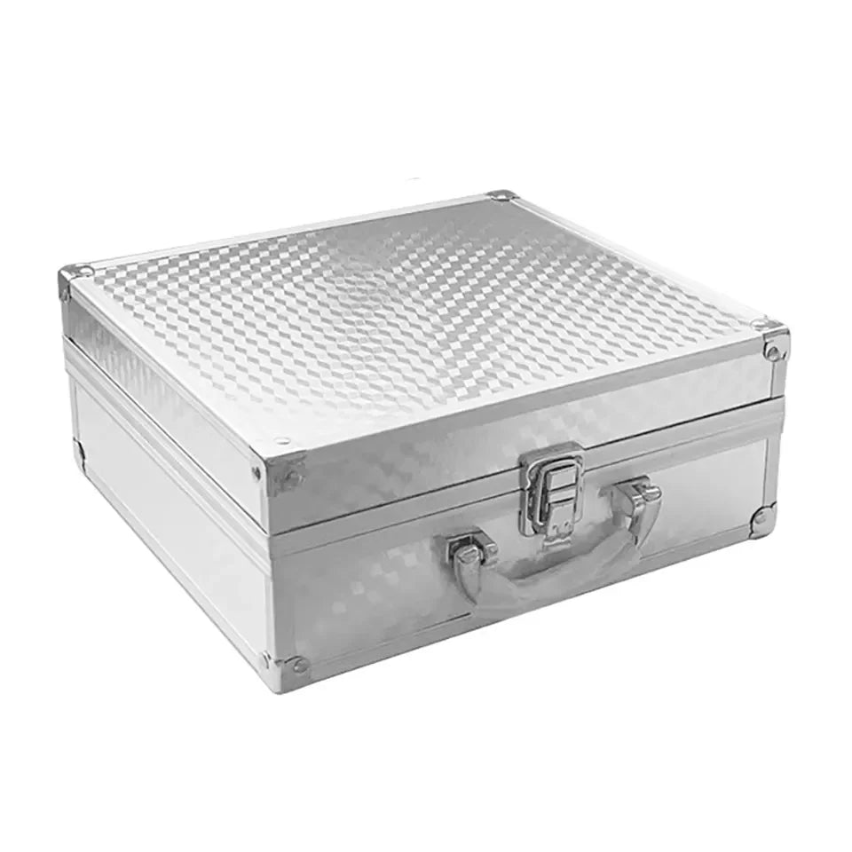 Depusheng A004 High Quality Built-in EVA Foam Aluminum Toolbox Cryptographic Instrument Suitcase Multi-function Toolbox