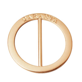 Gold Plated Bikini Round Ring Logos Maker Custom Engraved Name O Buckle Swimwear Accessory Circle Hardware Adjuster