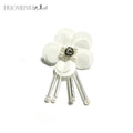 Factory Direct Sale Hand-Made PVC Pearl Tube Sequins Flower Decoration for Shoes and Hats Stage Clothing Accessories