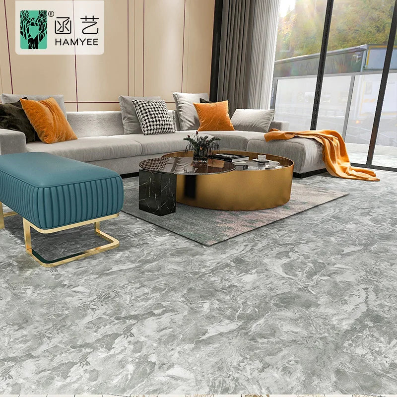 3d Pvc Epoxy Floor Stickers Water & Oil-proof Home Decoration Vinyl Flooring