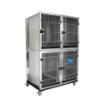 Petsproofing Professional Large Dog Kennel Modular Pet Dog Crates with Solid Pattern Back Pack Pet Carrier for Puppies
