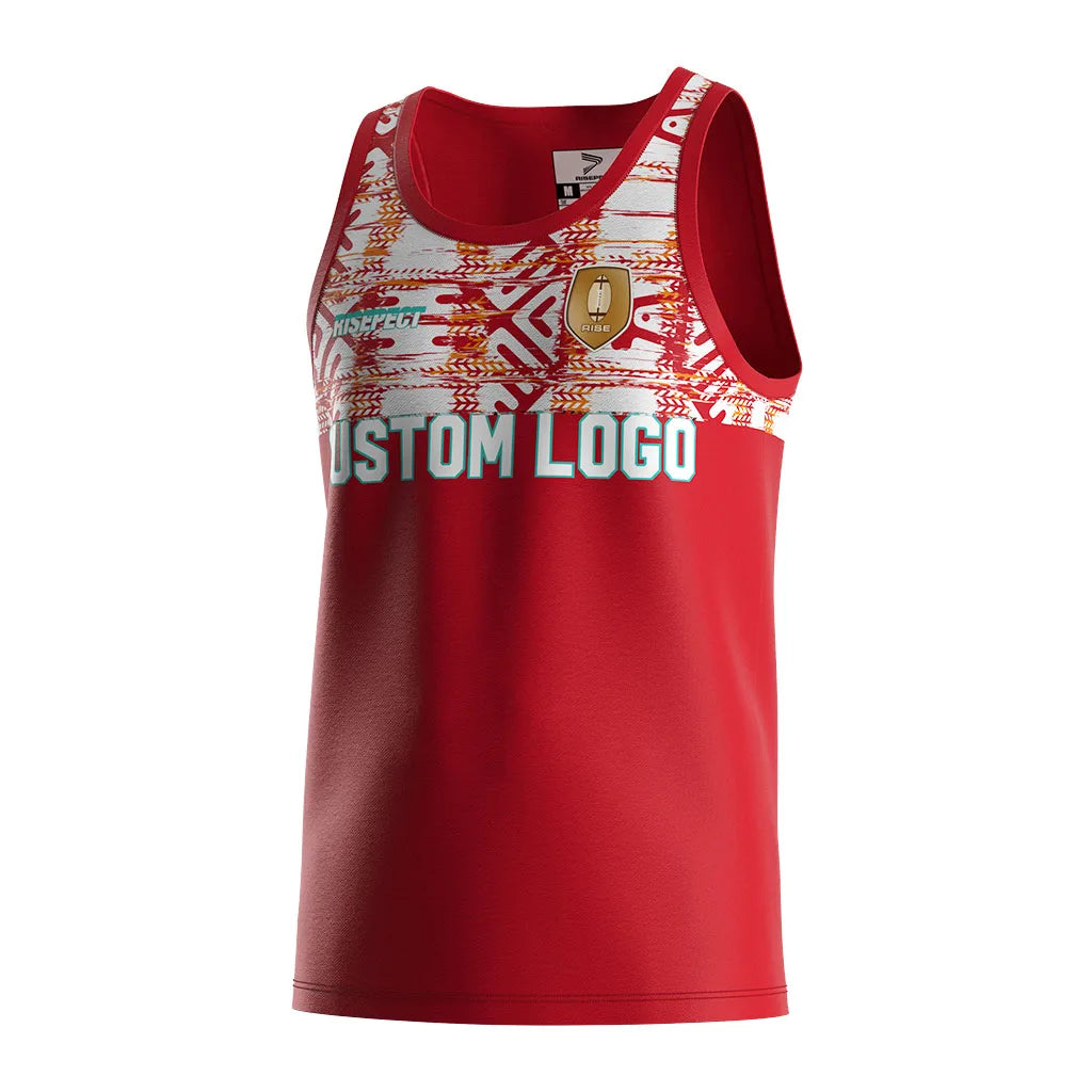 Wholesale Men'S Gym Workout Dry-Fit Sleeveless Sweden Shirt Jersey Solder Vest for Rugby