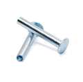Factory Custom Galvanized Steel Semi Tubular Step Rivet Round Truss Blue Zinc-Plated Industrial Use