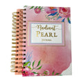Fancy Custom logo Recycled Paper Spiral Cute Notebook with Spring Black Dot Grid Linen