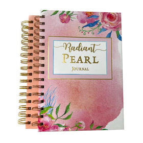 Fancy Custom logo Recycled Paper Spiral Cute Notebook with Spring Black Dot Grid Linen