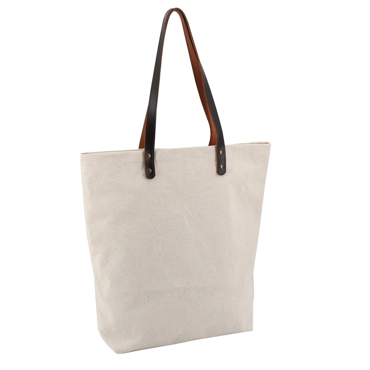 Custom Nature Canvas Tote Bag Recycle Cotton Bags with logo Customizable Printed Cotton Canvas Shopping Tote Bag