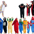 Winter Thickened Colorful Children's Cartoon One-Piece Pajama Animals Cats Pegasus Unicorns Suits Cross-Border Performance