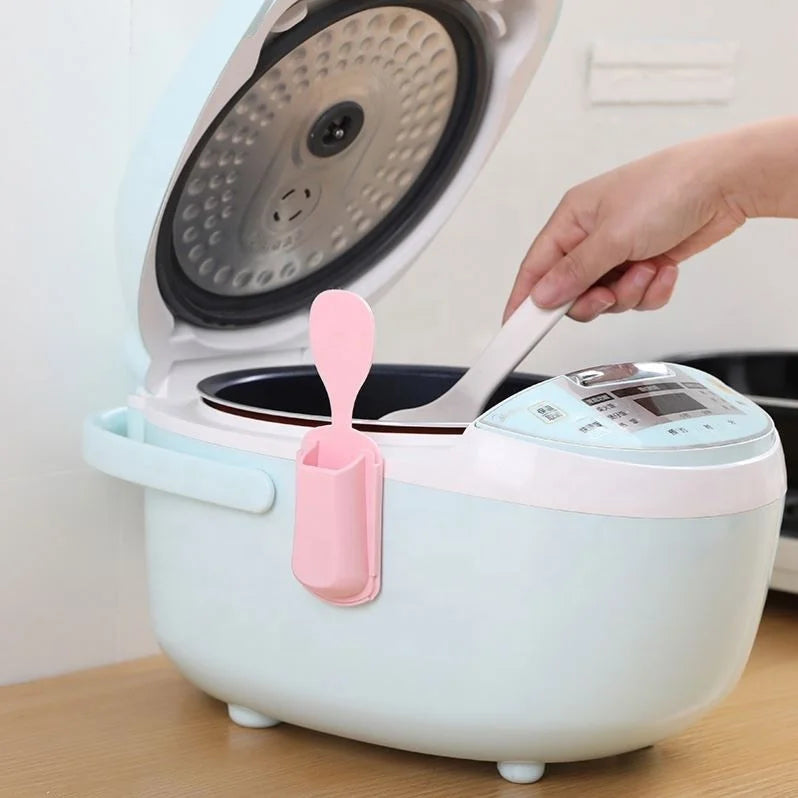 Rice Cooker Rice Spoon Holder Creative Storage Gadgets Kitchen Supplies Household Viscose Rice Spoon Holder Storage Rack