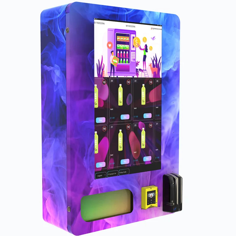 32\" Digital Wall-Mounted Mini Vending Machine with New UI Age Function 18+ and SDK for Customization