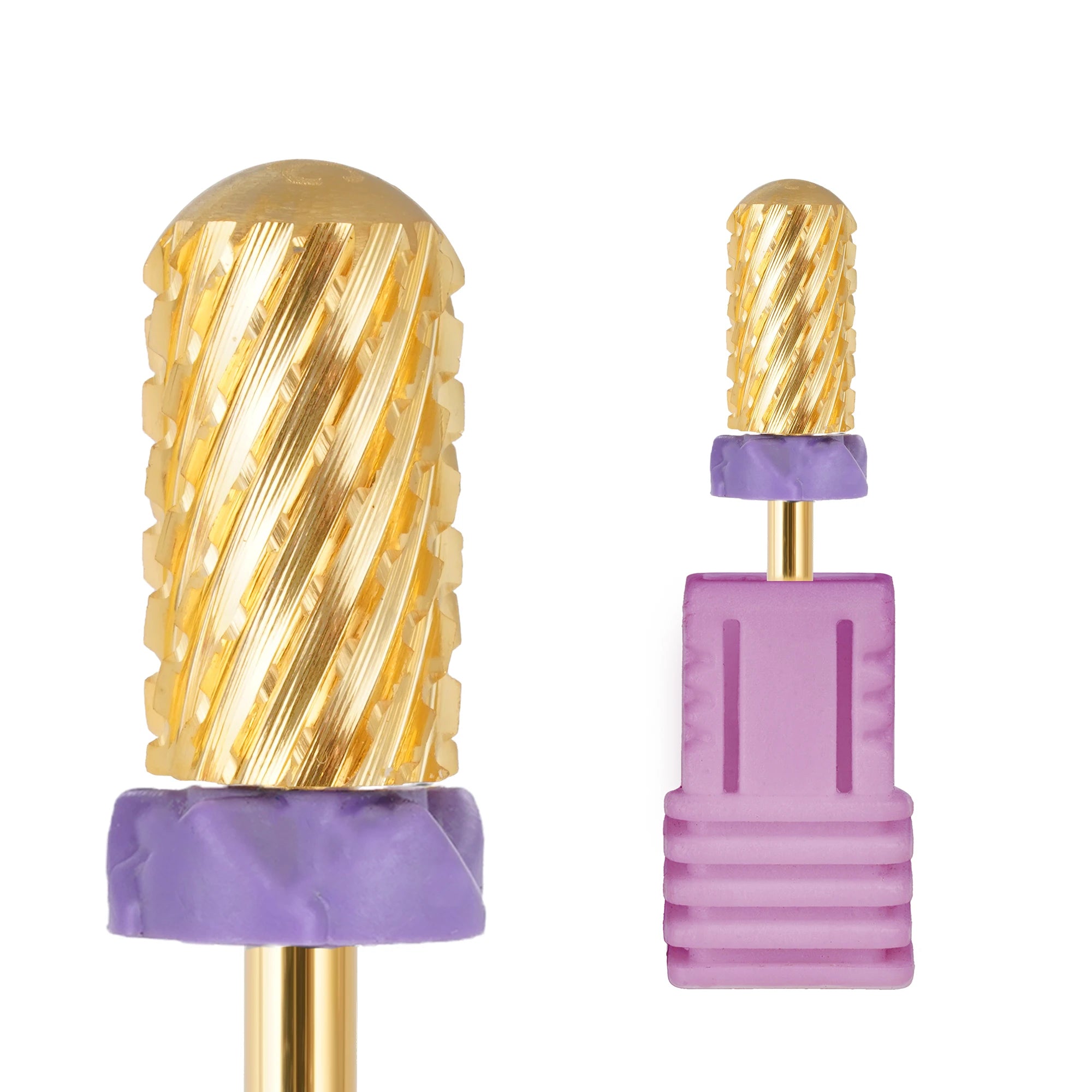 Rose Gold Carbide Nail Drill Bit Carbide Smooth Top Nail Drill Bit Carbide Drill Bits for Nails