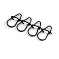 New Fishing Accessories Gourd Shape Stainless Steel Matte Black Japan Pin Lure Hook Connector High-strength Duo Lock Snap Swivel