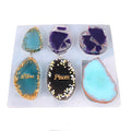 Wholesale Hot Sale 25pcs DIY Jewelry Crystal Pendant Epoxy Mold Set Resin Casting Silicone Mold for Making Wind Chime