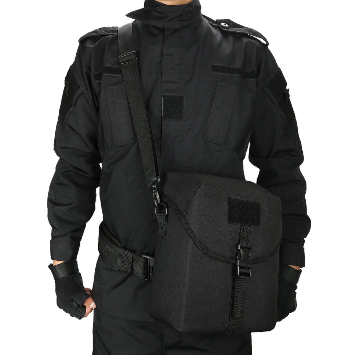 Tactical Crossbody Bag Multi-Way Carry Sling Shoulder Drop Leg EDC Survival Tools First Aid Kit Respirator Gear Storage Bags