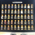 Crystal Chips Bottle Box Natural Wishing Bottle Set Crystal Healing Stone Rose Quartz Chips Set for Crystal Crafts