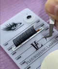 Handmade Cashmere Individual Eyelash Extensions Russian Volume Single Lashes Natural Style 0.07mm-0.10mm Classic Lashes