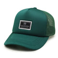 Custom 5 Panel Applique Embroidered Logo Woven Patch Foam Mesh Cap Trucker Hat