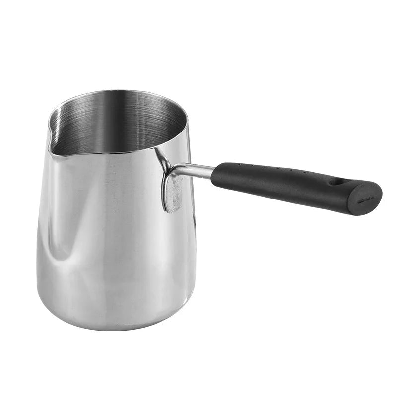 Stainless Steel Coffee Pot Metal Milk Pitcher Latte Art Milk Jug With Long Handle