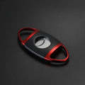 Wholesale Luxury Stainless Steel Double Blade Custom Logo Portable Durable Cigar Cutter for Parties & Travel