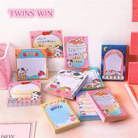 Fashion Cartoon Animals Sticky Note Student Office Message Sticky Note Portable Notepad Set 1663
