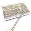 Crystal Rhinestone Chain Trimming Bridal Sash Rhinestone Trimming Beaded Pearl Crystal Trims