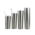 New Products 15oz 20oz 30oz 35oz Double Walled Straight Tumblers Sublimation Stainless Steel Tumbler With Lid