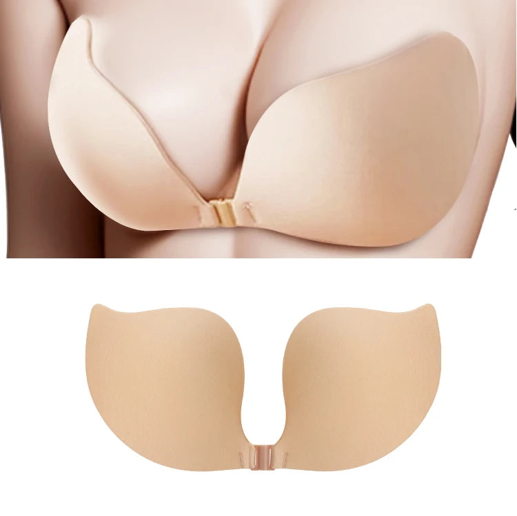 High Quality Thin One-Piece Breathable Push-up Full Cup Strapless Sticky Invisible Backless Wire-Free Everyday Quick Dry Breast