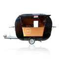 2025 110v Ice Cream Cart Mobile Hand Push Food Kiosk with CE Stainless Steel Food Cart for Sale