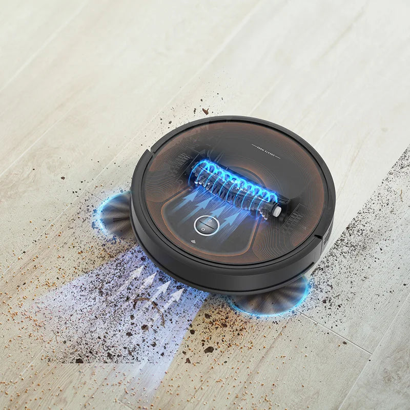Bagotte Robot Vacuum Cleaner Gyroscope Floor Cleaning Sweeping Mop Aspirador Aspiradora Vaccum for Pet Hair Battery Household
