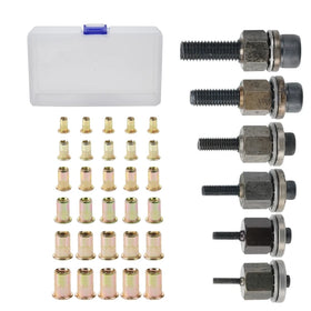 Pneumatic Rivet Tool Iron Nut Thread Pull Head Riveting Nut M3-M10 Multi Size Insert