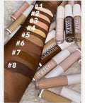 High Definition Natural Face Liquid Concealer Vegan Matte Waterproof Mineral Makeup Private Label Cosmetics Cream Form