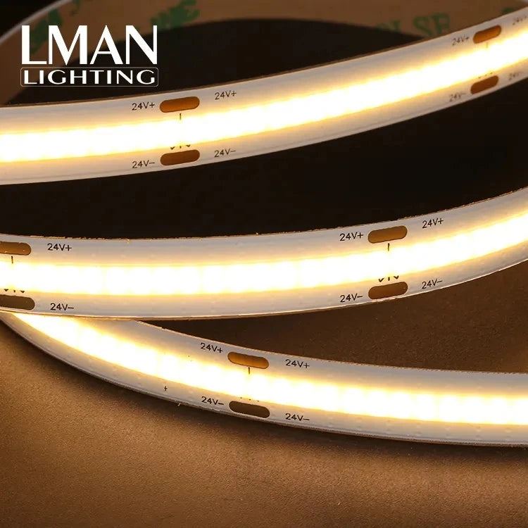Special Brightness CRI85 CRI95 CRI98 320led/m DC24V Epistar Chip Flexible Led Cob Strip Light