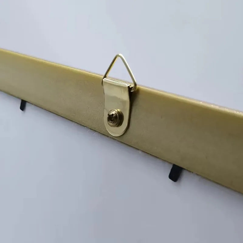 33*15mm One Hole Triangular Ring Metal Iron Plain Gold Silver Galvanized Brass-plated Home Picture Frame Hanger Wall Hook Box