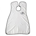 Adjustable Neck White Nylon Waist Waterproof Beard Apron for Shaving Cleaning with Suction Cups