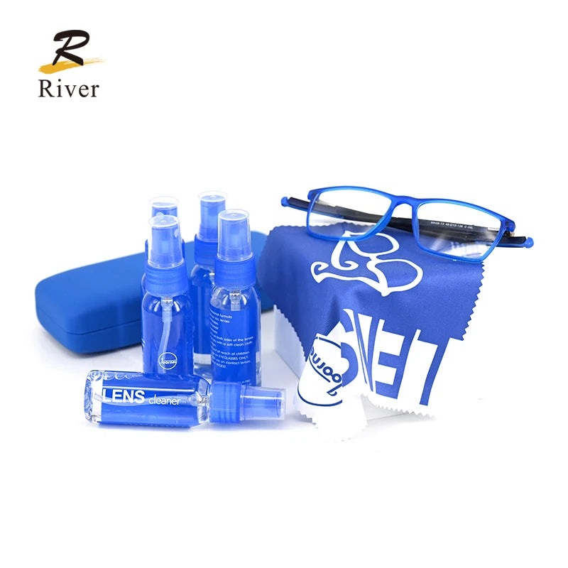 Custom Logo Hard Glasses Case Glasses Cleaning Cloth Lens Cleaning Spray Eyeglasses Packaging Set