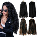 Hot Selling 14inch Straight Dread Faux Locs Crochet Hair Ombre Dreadlocks Crochet Goddess Soft Locs Twist Synthetic Braids Hair