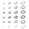 1000Pcs  6 8 10mm Metal Double Loops Open Jump Rings Split Ring Connector for Jewelry Making Findings DIY Bracelet Earrings