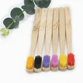 Colorful Natural for Toothbrush Set Ultrasoft Bristle Charcoal Biodegradable Eco-Friendly Toothbrushes for Dental Oral Care