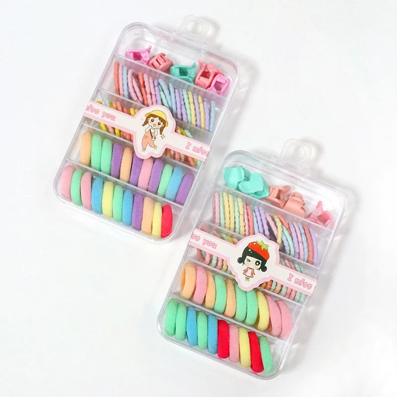Genya Wholesale Rubber Bands Elastic Hair Accessories Small Seamless Hair Bands Soft Hair Elastics Ponytail Holders