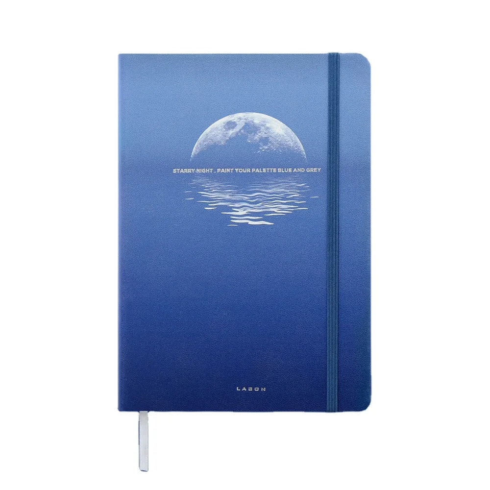 LABON Custom Logo A5 Hardcover Travel Notbook Journal Pu Leather Thicken Paper Aganda Notebook