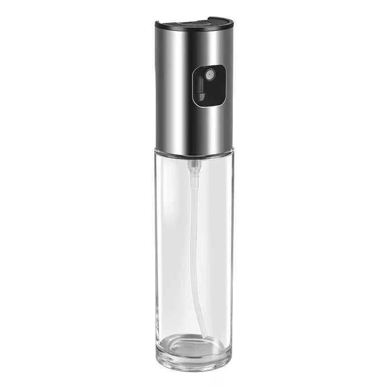 Hot Sale Oil Spray Bottle 100ml Stainless Steel 304 Olive Oil Salad Glass Bottle for Oil Sprayer Color Box Kitchen Utensils