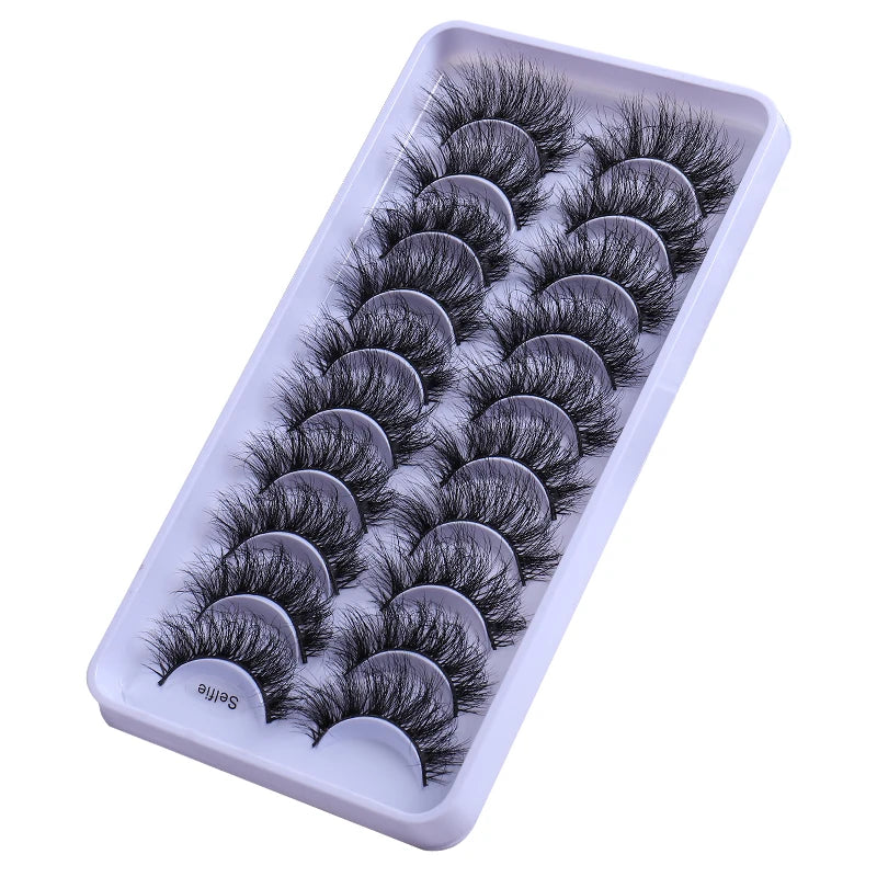 3D Natural False Eyelashes 3d Faux Mink Lashes Soft Eyelashes Vendor