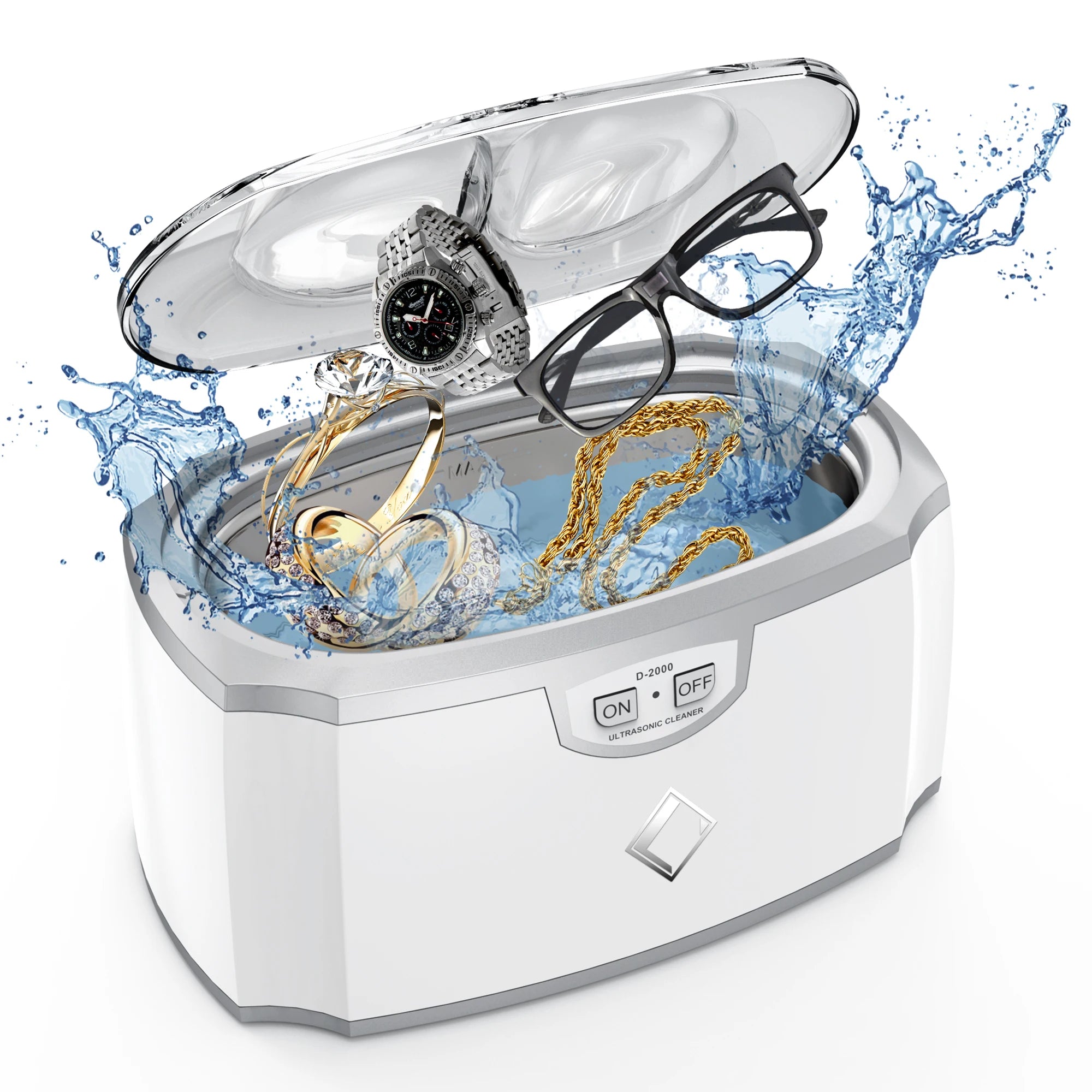 Portable Multi-Function Ultrasonic Cleaner for Makeup Tools Jewelry Glasses Household High Frequency Ultrasonic Cleaning Machine