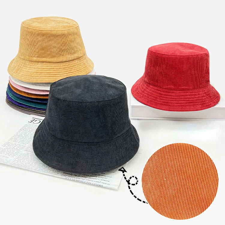 High Quality Custom Logo Bucket Hats for Women Wide Brim Outdoor Cap with Cartoon Pattern Promotional Fashion Casual Wear