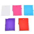 New 3Pcs Plastic Dough Icing Fondant Scraper Cake Decorating Smoother Set